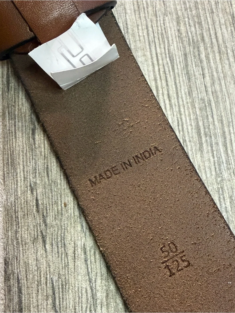 Polo Ralph Lauren Leather Belt Brown 125 Cm Mens Size 50 EUC